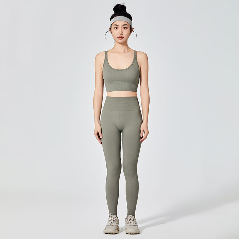 Leggings sportivi colorati di tipo semplice da donna 