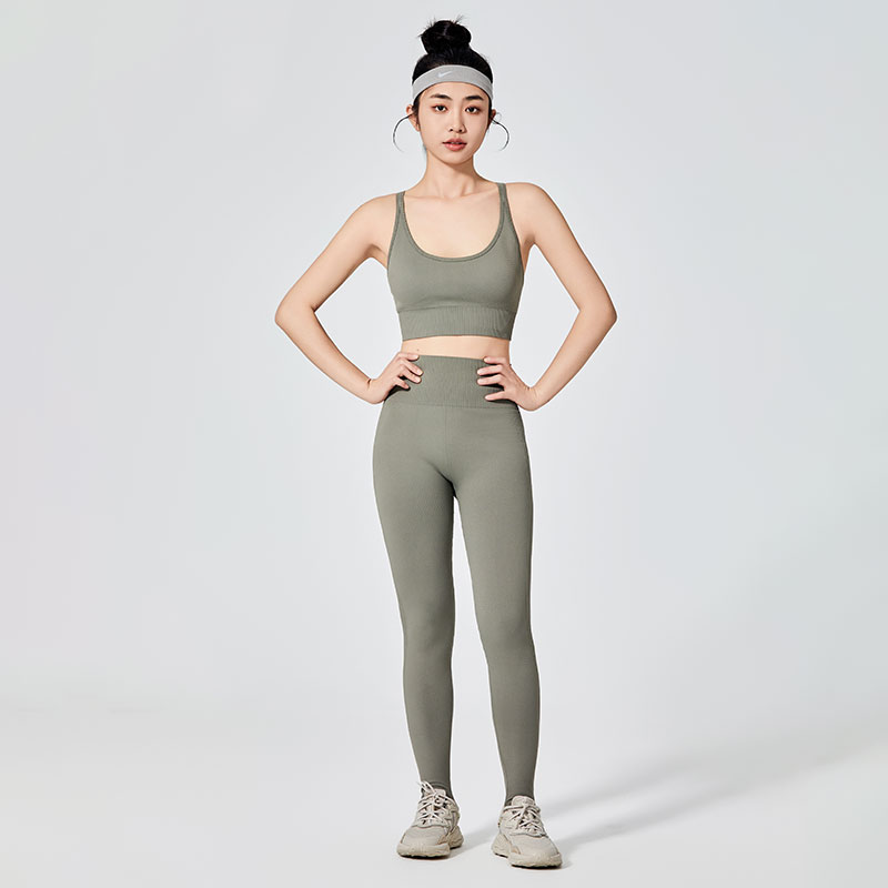 Leggings sportivi colorati di tipo semplice da donna