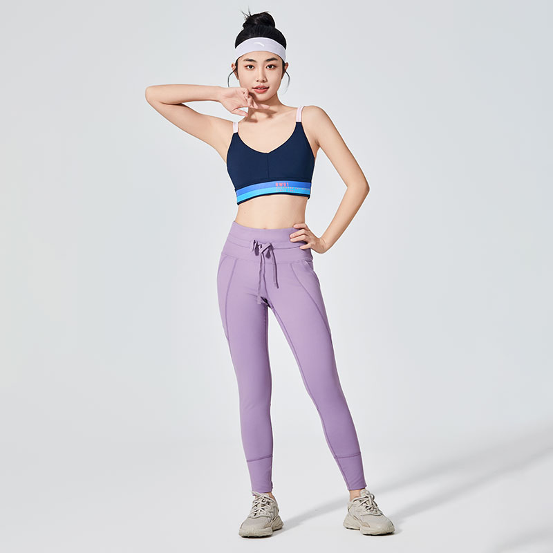 Leggings sportivi con lacci da donna