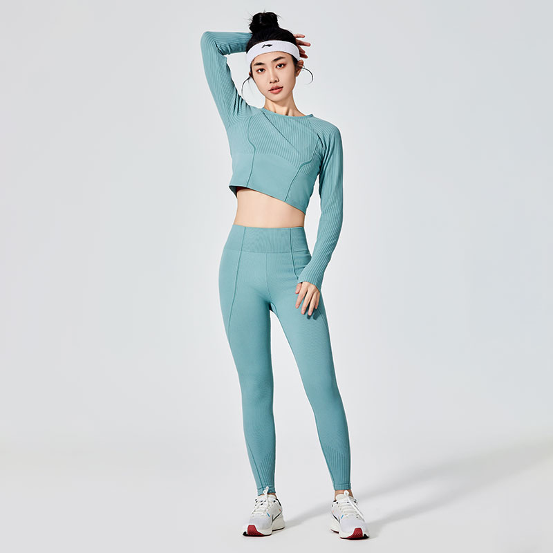 Leggings sportivi da donna in tinta unita